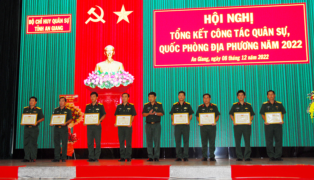 Bộ Chỉ huy Quân sự tỉnh An Giang tổng kết công tác quân sự, quốc phòng địa phương