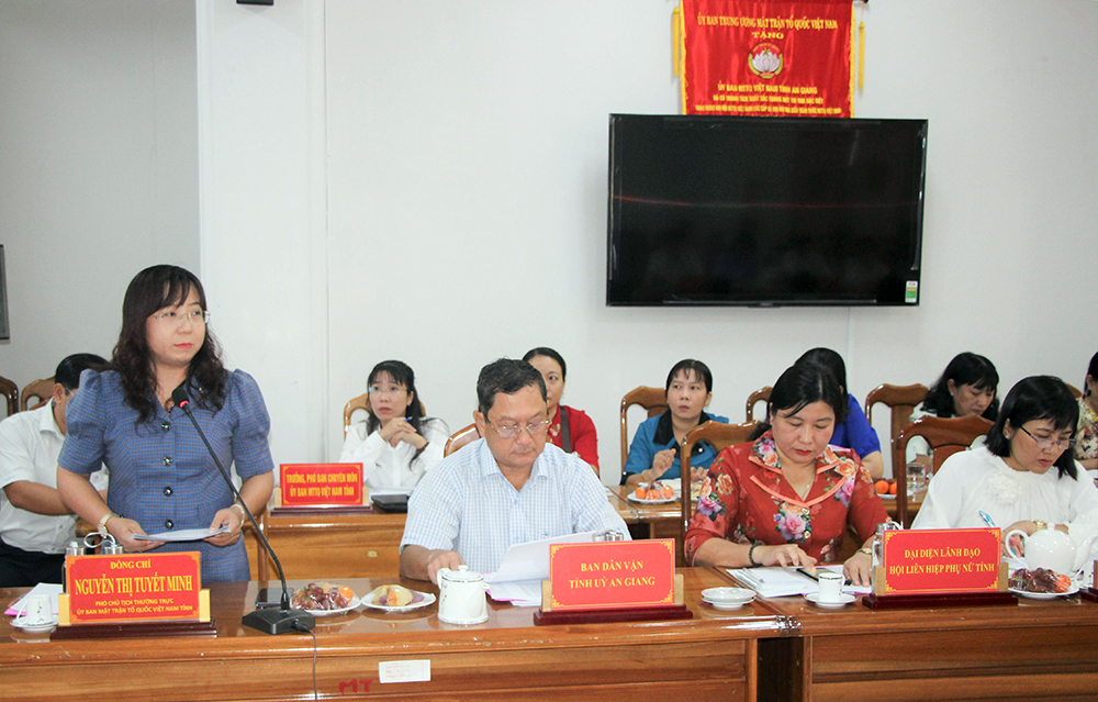 UBTWMTTQVN đánh giá cao kết quả công tác mặt trận của An Giang
