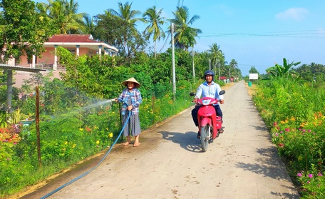 Vĩnh Long: Sắc xuân trên tuyến đường Xuân Lộc - Phước Lộc