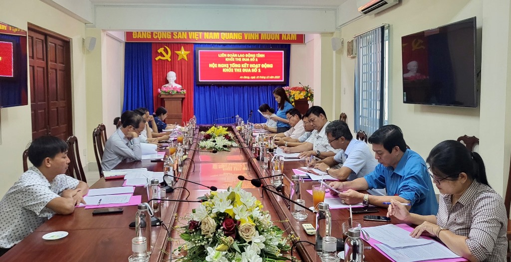 An Giang: Khối Thi đua 01 đạt và vượt 12 chỉ tiêu công đoàn