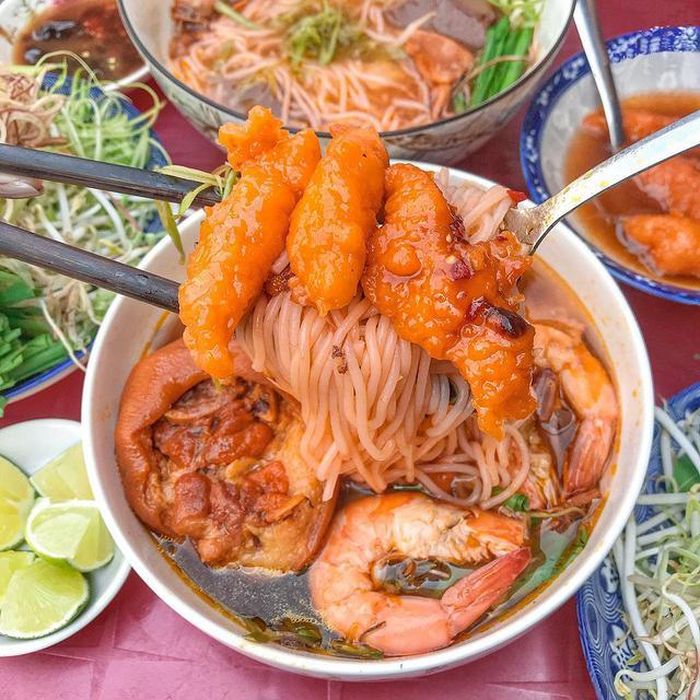 Bún suông - món ngon 'đốn tim' thực khách mỗi khi tới Trà Vinh