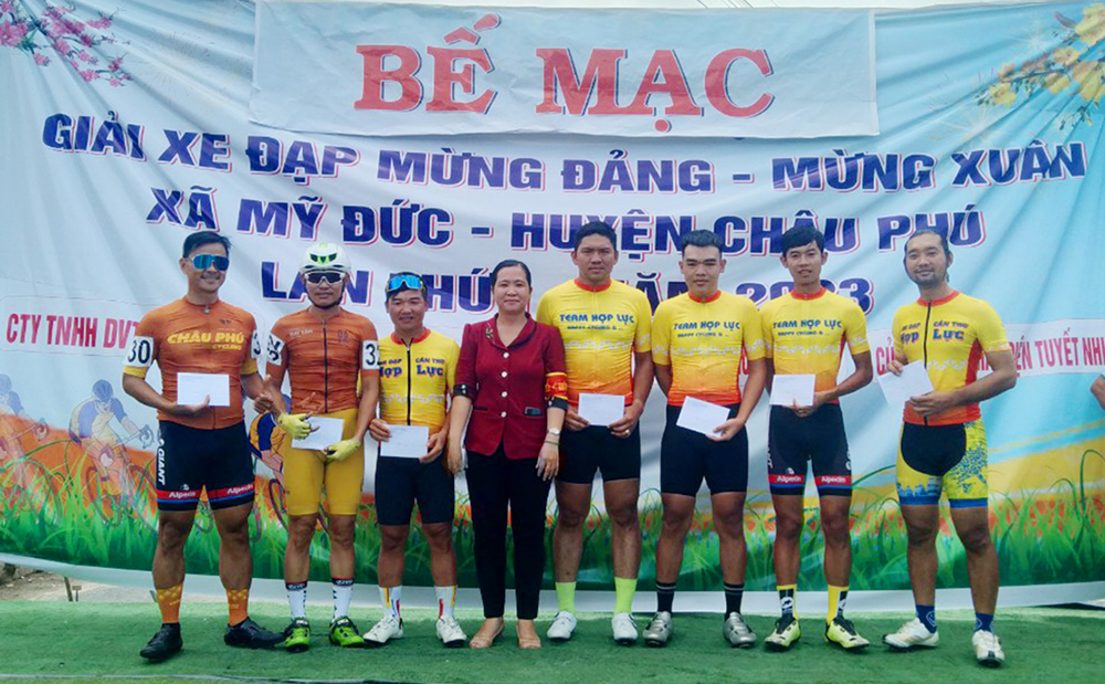 Hào hứng giải xe đạp mừng Đảng – mừng Xuân xã Mỹ Đức năm 2023
