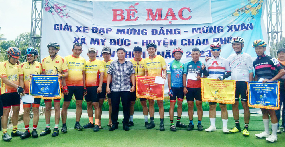 Hào hứng giải xe đạp mừng Đảng – mừng Xuân xã Mỹ Đức năm 2023