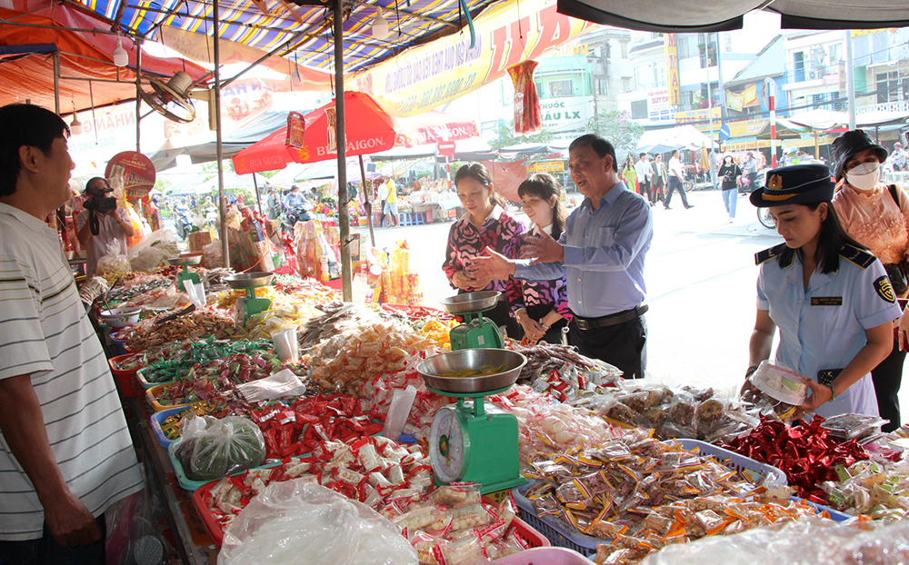 Sở Công Thương An Giang, Đội Quản lý thị trường số 3 kiểm tra, giám sát thị trường Tết Nguyên đán 2023