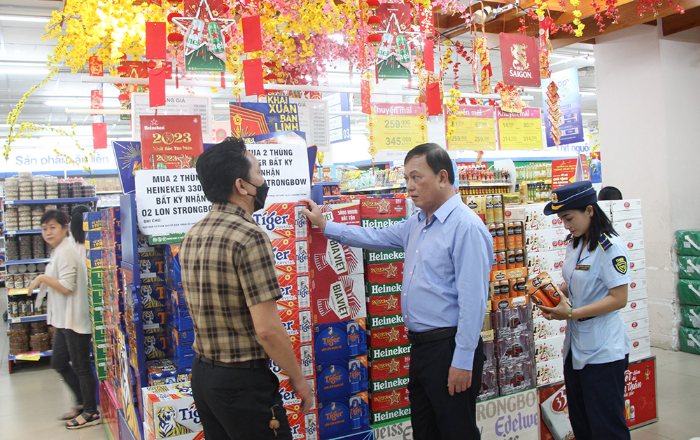 Sở Công Thương An Giang, Đội Quản lý thị trường số 3 kiểm tra, giám sát thị trường Tết Nguyên đán 2023