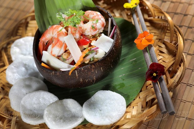 Nộm củ hũ dừa miền Tây - món khai vị tinh tế, thơm ngon