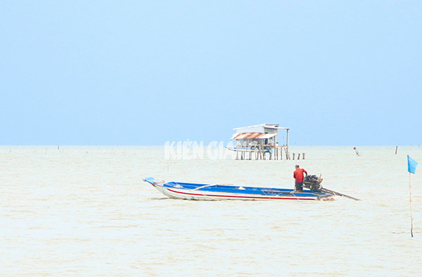 Đêm ở bàu sò ven biển