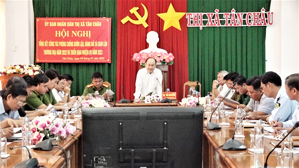 Tân Châu kiểm soát hàng hóa sau Tết
