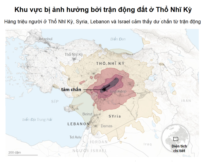 Thảm hoạ động đất ở Thổ Nhĩ Kỳ: Hơn 1.500 người thiệt mạng