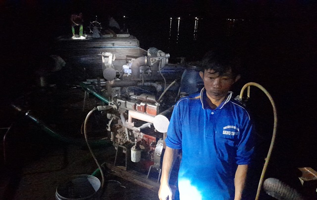 Đồng Tháp: Phát hiện 1 trường hợp khai thác cát trái phép trên sông Tiền