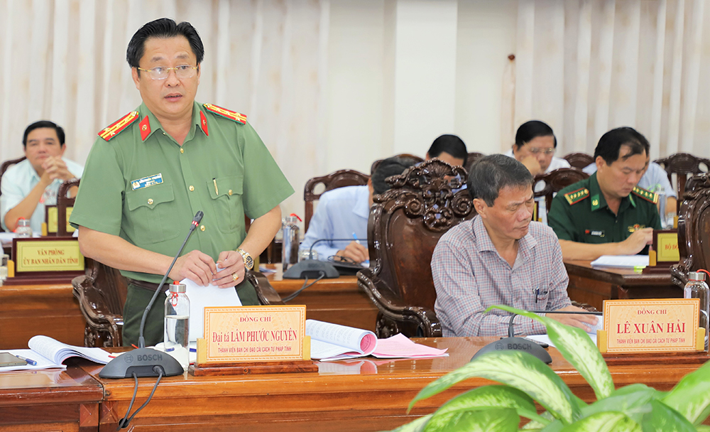 An Giang tiếp tục thực hiện hiệu quả công tác nội chính và cải cách tư pháp