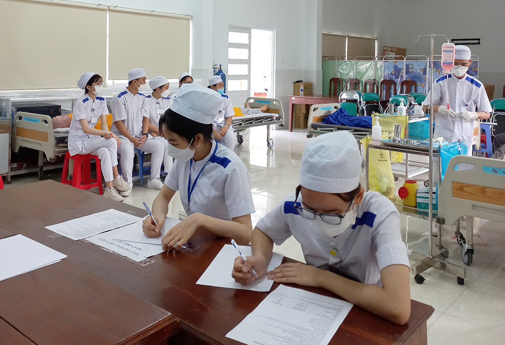 Trường Cao đẳng Y tế An Giang tổ chức Hội thi tay nghề giỏi sinh viên