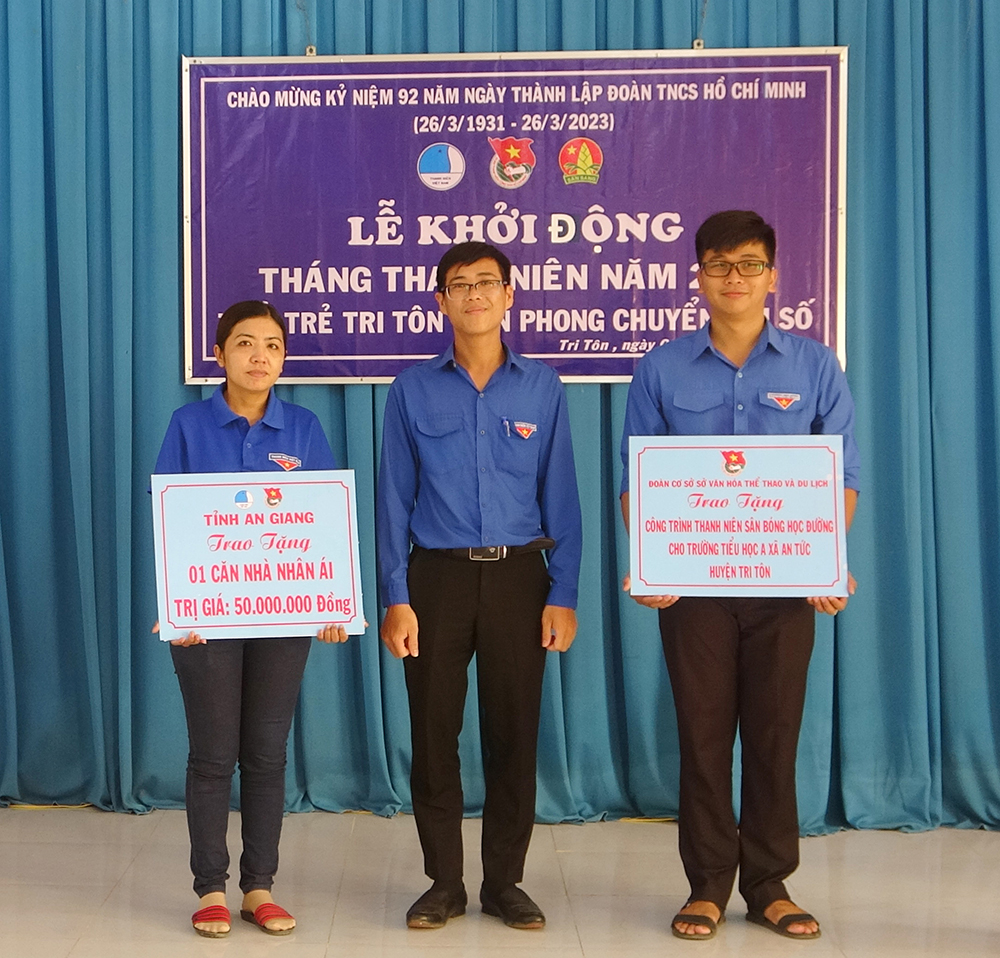 Huyện đoàn Tri Tôn phát động Tháng Thanh niên năm 2023