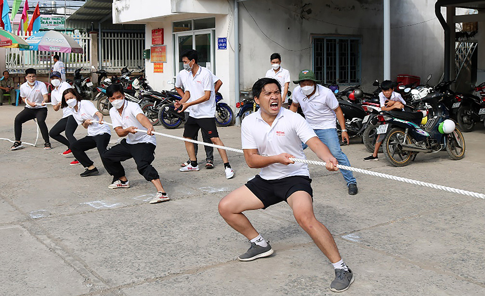Sôi nổi phong trào thể thao trong đoàn viên, thanh niên