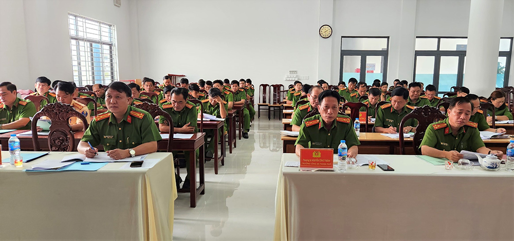 Công an TP. Châu Đốc triển khai công tác đấu tranh phòng, chống tội phạm năm 2023