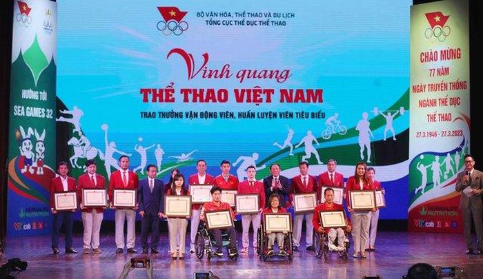 Vinh quang thể thao: Tôn vinh những VĐV, HLV tiêu biểu, xuất sắc của thể thao Việt Nam