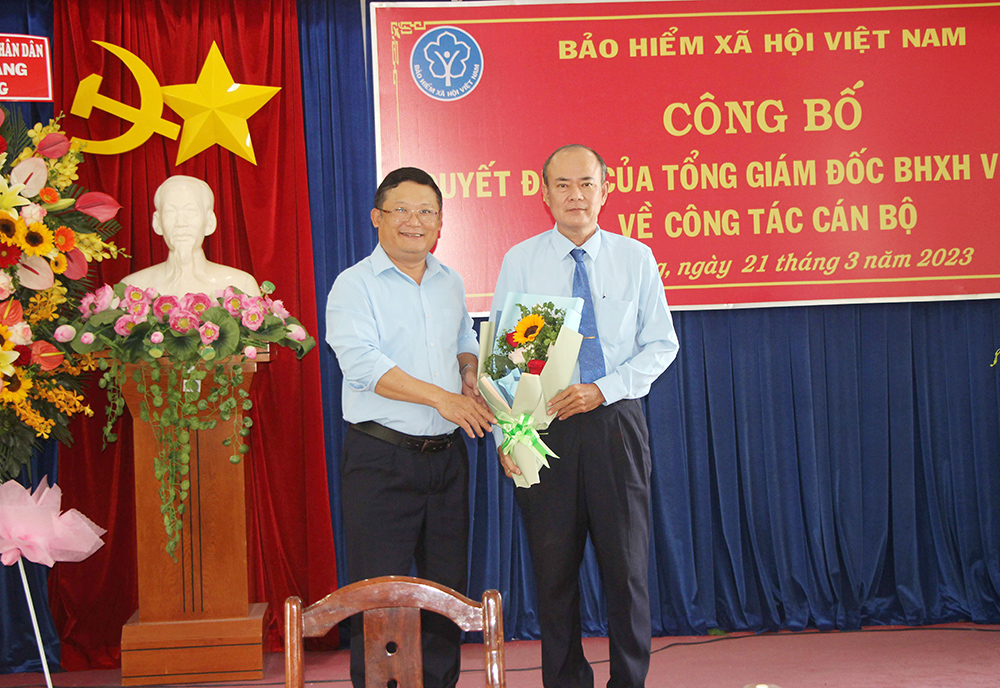 Bổ nhiệm ông Lê Chí Thành giữ chức Phó Giám đốc Bảo hiểm Xã hội An Giang