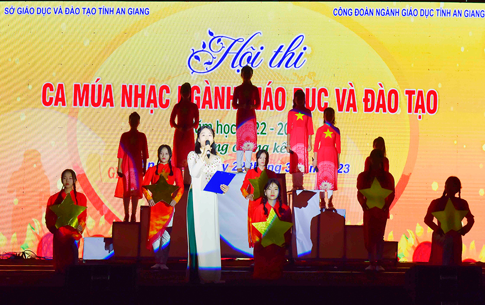 Khai mạc Vòng chung kết Hội thi ca múa nhạc ngành Giáo dục- Đào tạo An Giang năm học 2022 – 2023