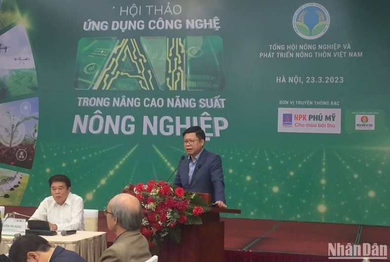 Thúc đẩy ứng dụng công nghệ AI trong nâng cao năng suất nông nghiệp