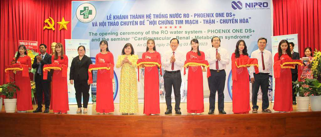 Bệnh viện Đa khoa Trung tâm An Giang khánh thành hệ thống nước RO- Phoenix one DS+
