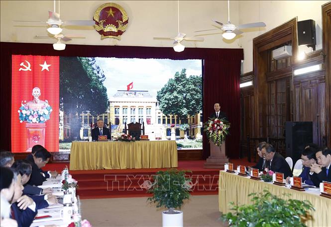 Chủ tịch nước: Xây dựng chế định tố tụng tư pháp lấy xét xử là trung tâm, tranh tụng là đột phá