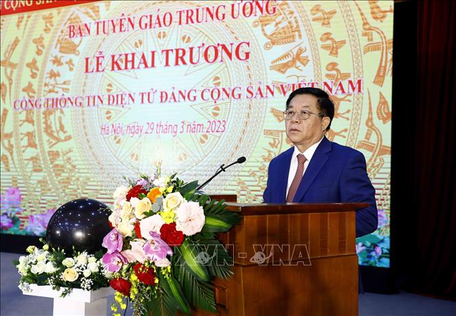 Khai trương Cổng thông tin điện tử Đảng Cộng sản Việt Nam