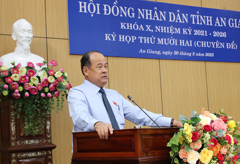 Thông qua 12 nghị quyết tại kỳ họp thứ 12, HĐND tỉnh An Giang