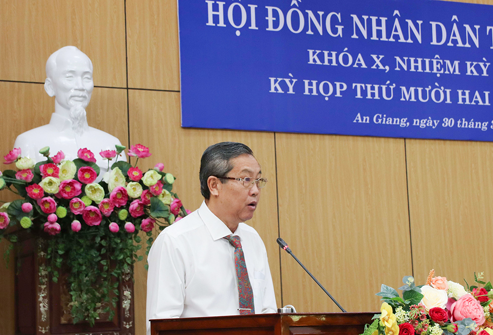 Thông qua 12 nghị quyết tại kỳ họp thứ 12, HĐND tỉnh An Giang
