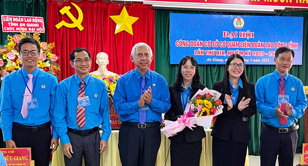 Đại hội Công đoàn cơ sở Liên đoàn Lao động tỉnh An Giang lần thứ XIX