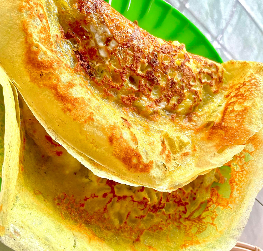 Dân dã bánh xèo quê