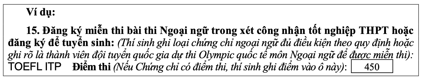 Bộ GD&ĐT hướng dẫn cách điền phiếu đăng ký dự thi tốt nghiệp THPT 2023