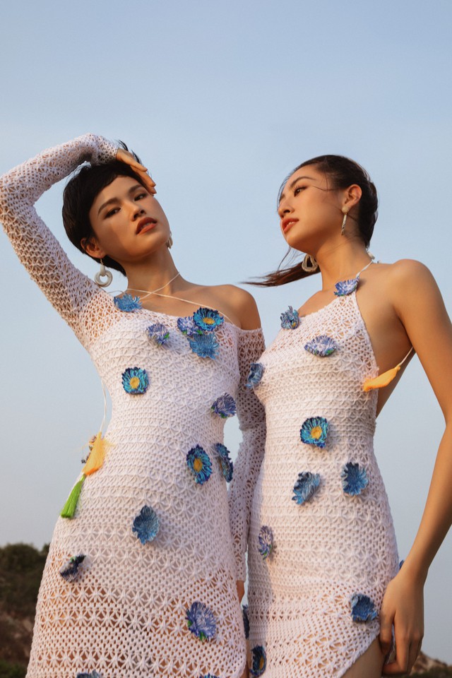 Váy maxi lãng mạn của Tuyết Lan, Lương Thùy Linh