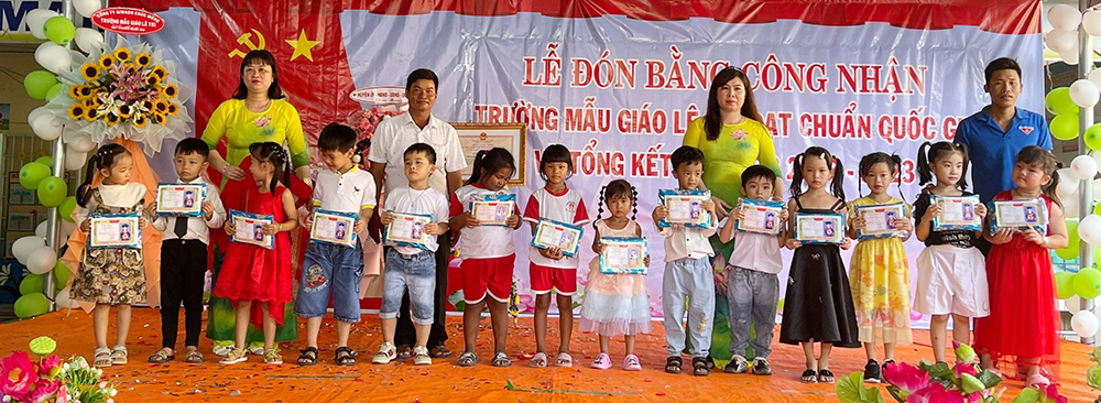Trường Mẫu giáo Lê Trì đạt chuẩn quốc gia