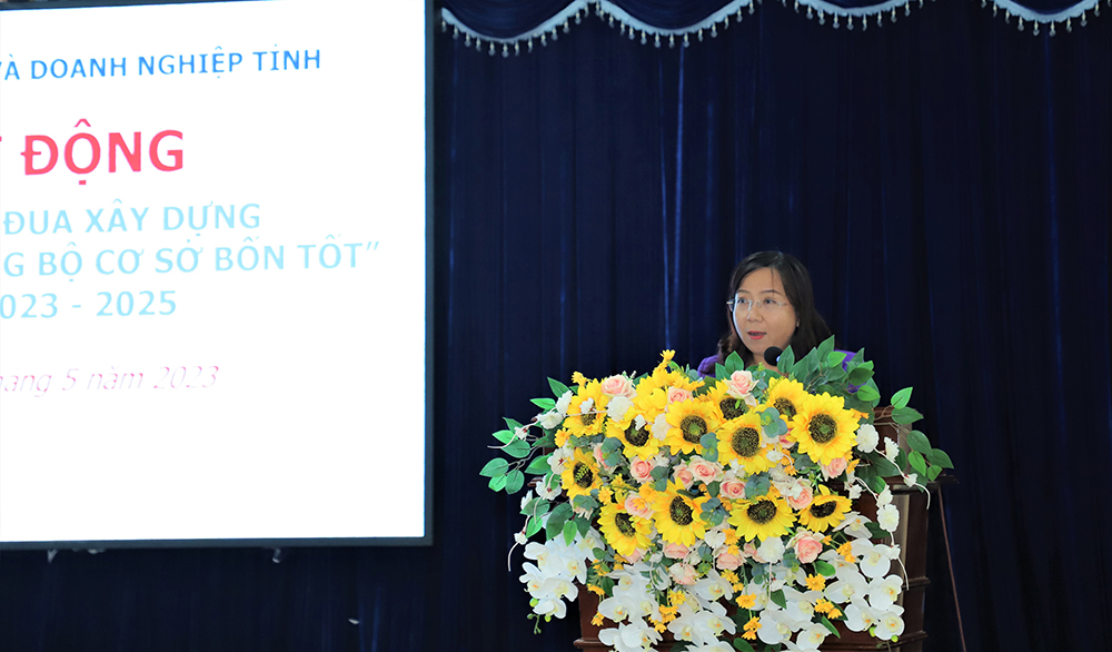Đảng bộ Khối Cơ quan và Doanh nghiệp tỉnh An Giang phát động thi đua xây dựng “Chi bộ bốn tốt”, “Đảng bộ cơ sở bốn tốt”