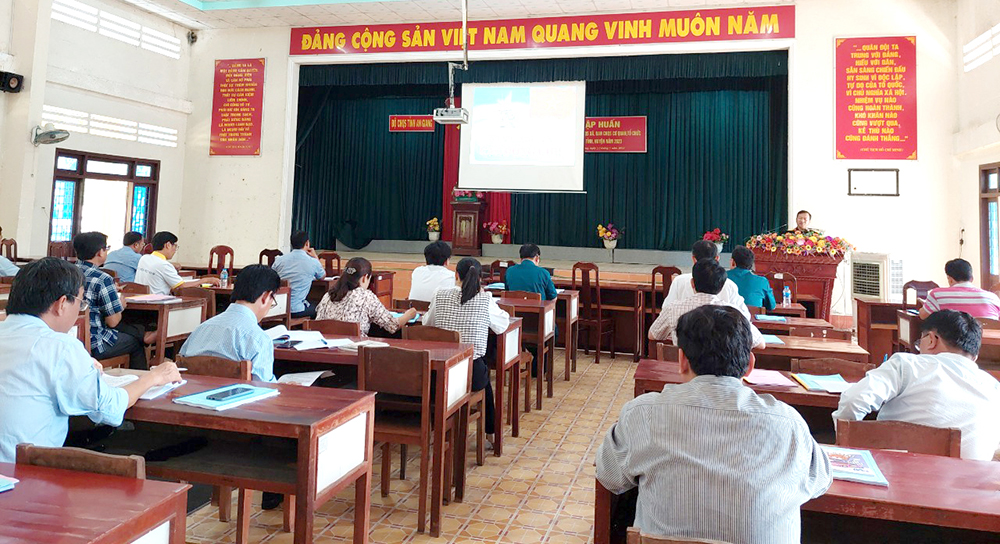 An Giang tập huấn cán bộ Ban Chỉ huy Quân sự cơ quan, tổ chức cấp tỉnh và huyện