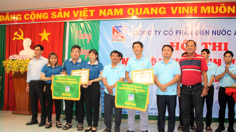 Công ty Cổ phần Điện nước An Giang tổ chức Hội thi an toàn, vệ sinh viên giỏi lần thứ VII/2023