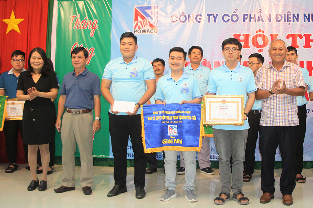 Công ty Cổ phần Điện nước An Giang tổ chức Hội thi an toàn, vệ sinh viên giỏi lần thứ VII/2023