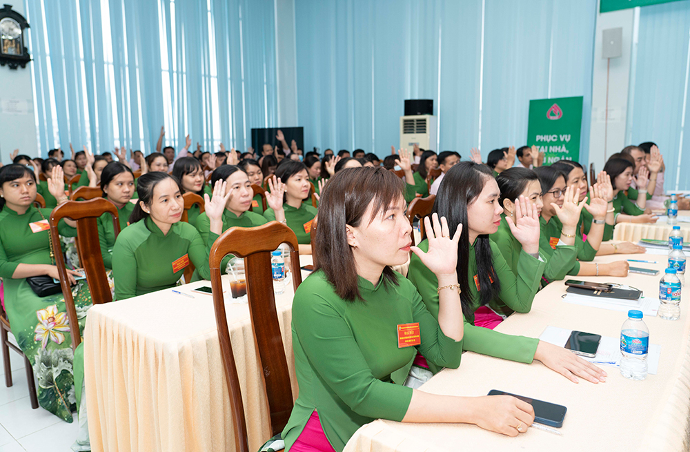 Đại hội Công đoàn cơ sở Ngân hàng Chính sách xã hội chi nhánh tỉnh An Giang lần thứ VI (nhiệm kỳ 2023-2028)