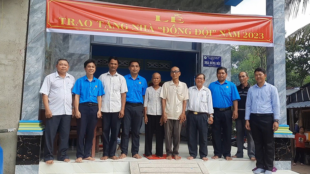 Cựu chiến binh dân tộc thiểu số Khmer ở Tri Tôn được hỗ trợ nhà ở