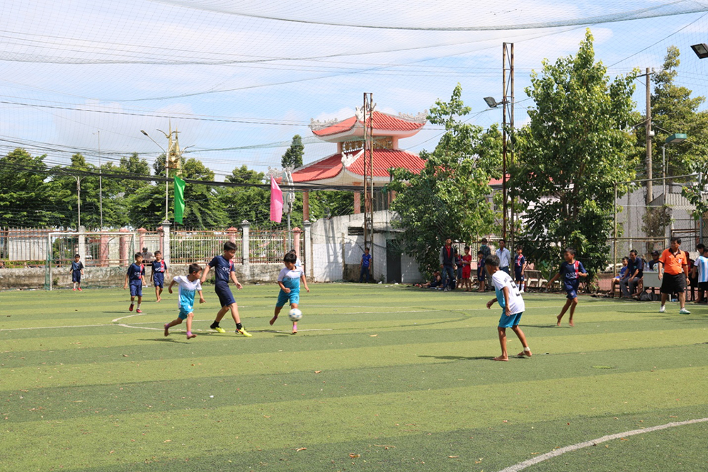 Trường Tiểu học Vĩnh Lợi đoạt giải nhất Giải bóng đá học sinh tiểu học huyện Châu Thành lần thứ 24/2023