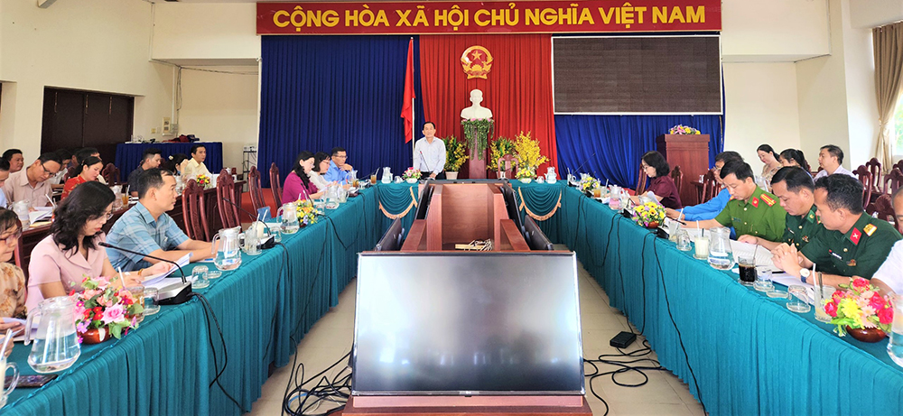 UBND TP Châu Đốc rà soát công tác chuẩn bị tổ chức Lễ hội Vía Bà Chúa Xứ núi Sam
