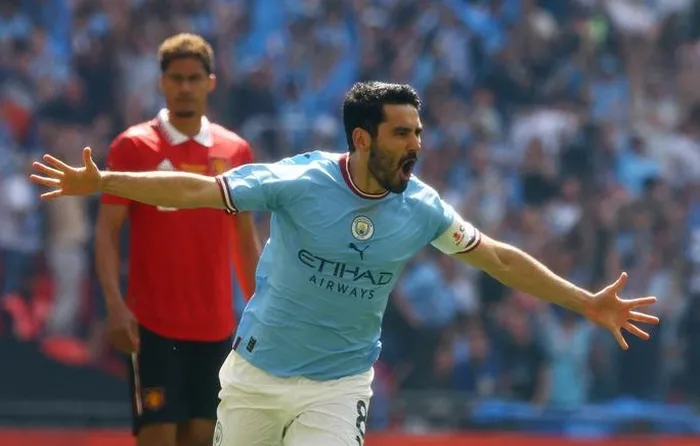 Gundogan lập đại công, Man City đăng quang FA Cup 2023