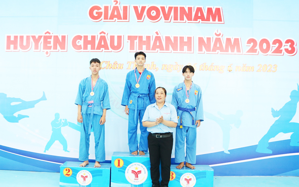 Sôi nổi Giải Vovinam huyện Châu Thành năm 2023