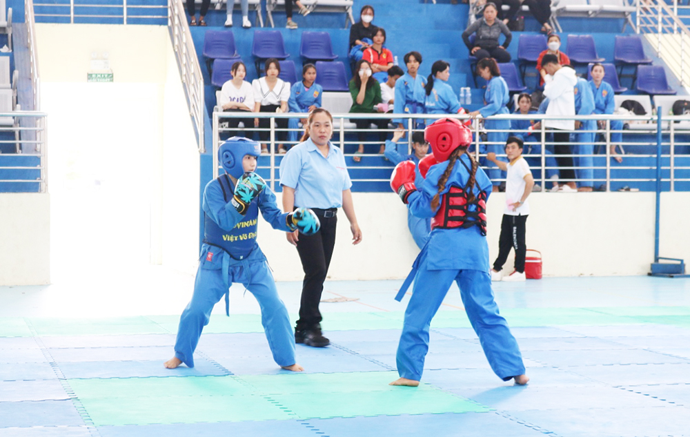 Sôi nổi Giải Vovinam huyện Châu Thành năm 2023