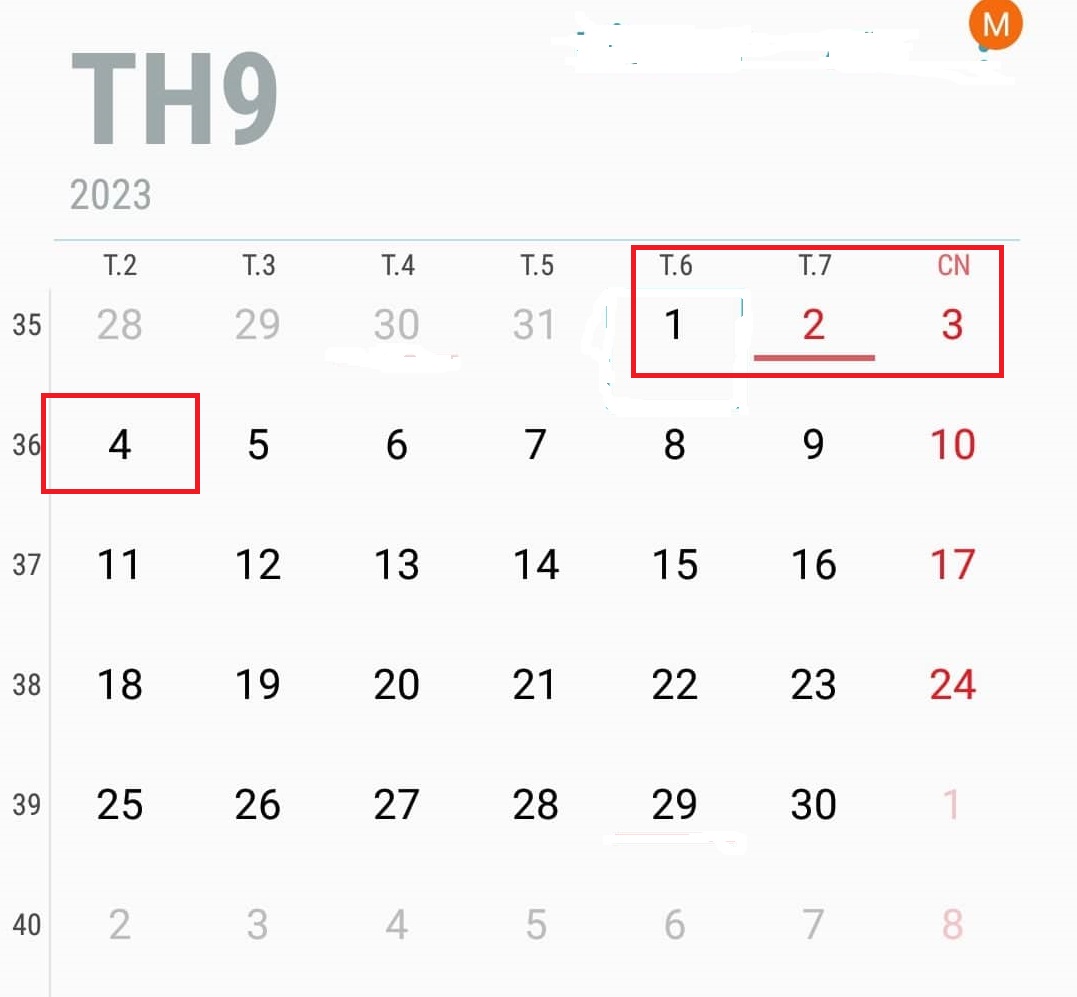 Dịp lễ Quốc khánh 2/9/2023, công chức, viên chức, người lao động được nghỉ 4 ngày