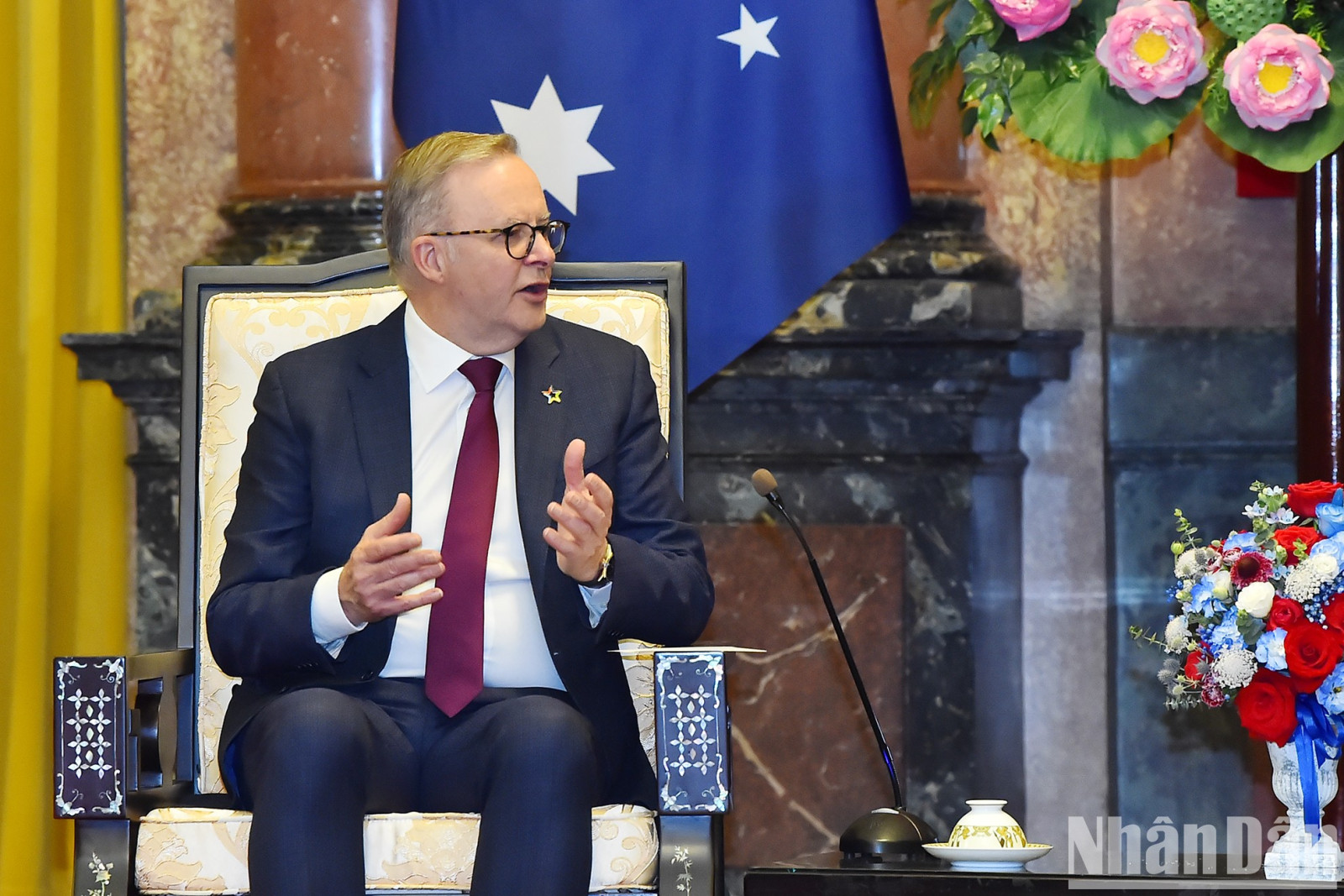 Chủ tịch nước Võ Văn Thưởng tiếp Thủ tướng Australia Anthony Albanese