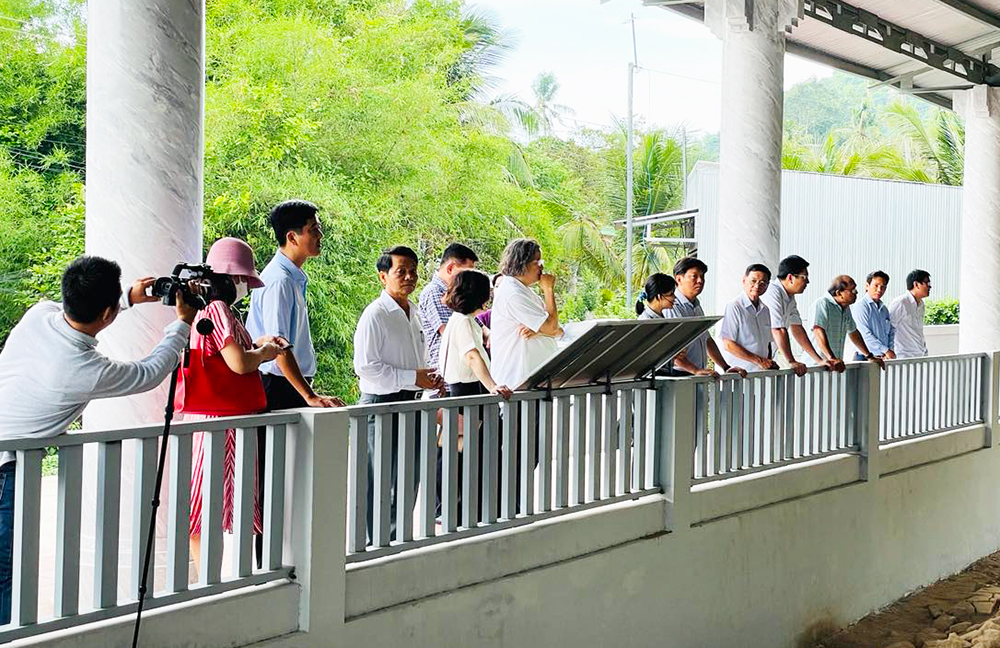 Ban Tuyên giáo Trung ương khảo sát thực tế tại Khu Di tích quốc gia đặc biệt Óc Eo - Ba Thê