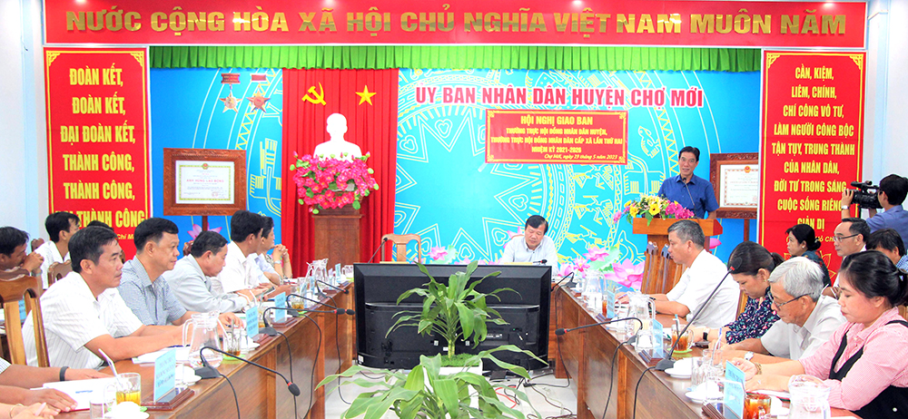 Chợ Mới nâng cao chất lượng hoạt động HĐND các cấp