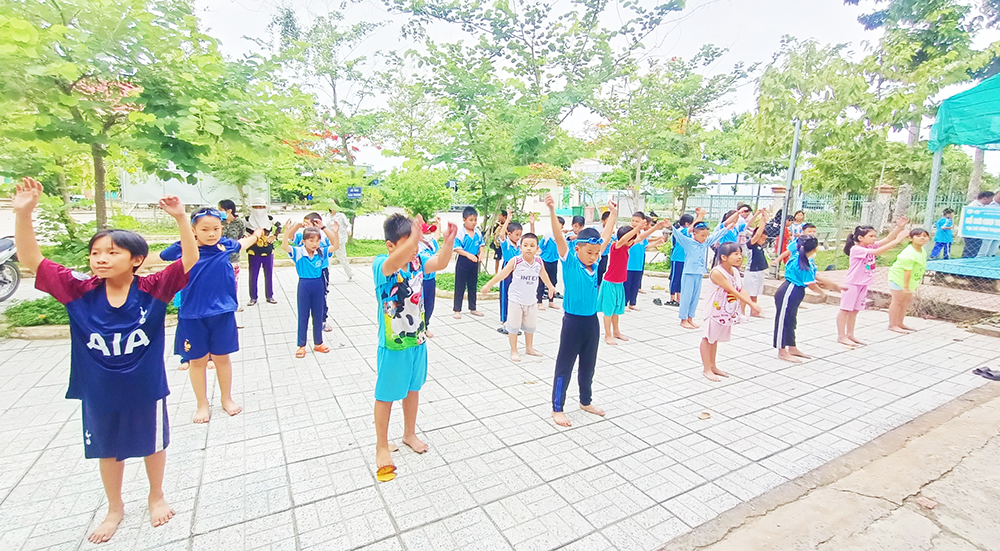 Nhiều hoạt động sinh hoạt hè tổ chức ở huyện Châu Phú