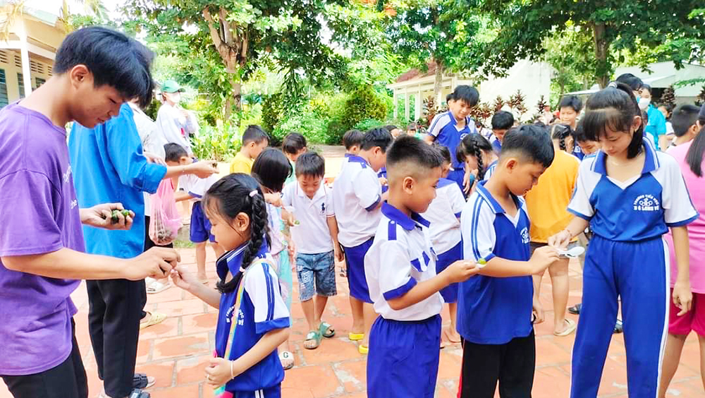 Nhiều hoạt động sinh hoạt hè tổ chức ở huyện Châu Phú